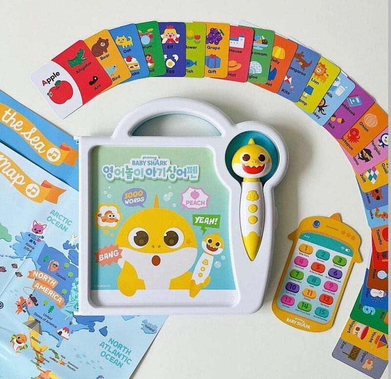 Direct delivery from Korea | BABY SHARK English reading set