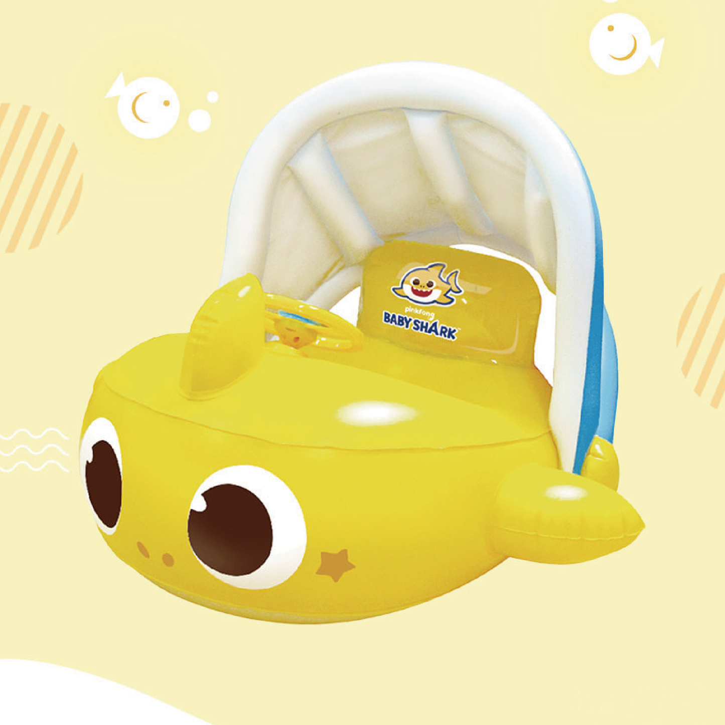 韓國直送|BABY SHARK 坐墊遮陽水泡
