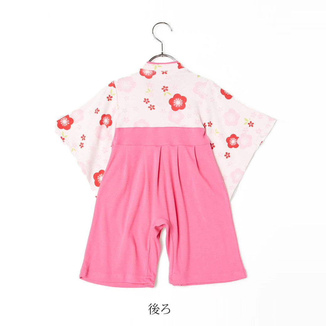 日本直送 | AENAK 梅花圖案和服連身褲