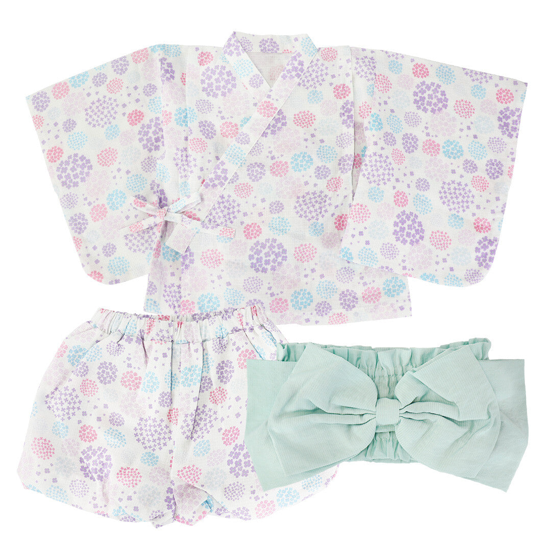Direct from Japan | AENAK Hydrangea pattern yukata set