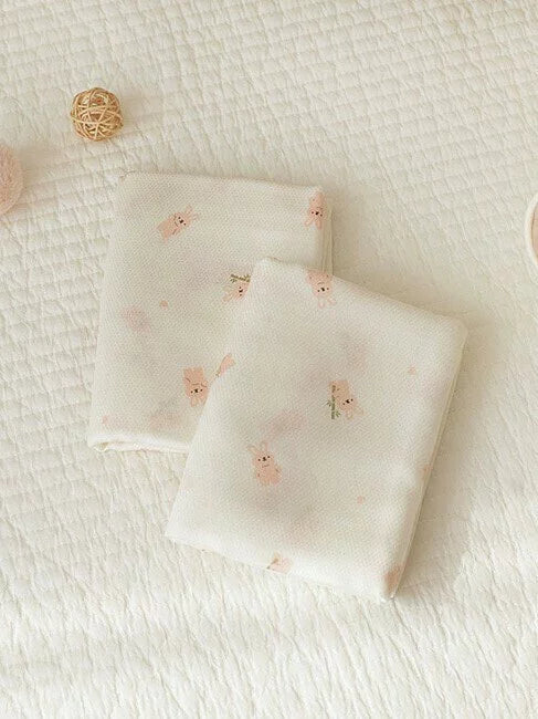 Made in Korea | Bamboo fiber baby scarf 5 pieces (90x90CM)