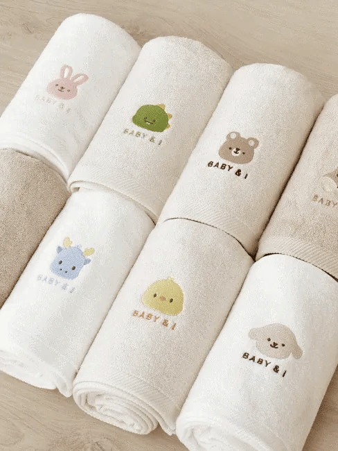Made in Korea | Bamboo fiber baby bath towel (85x85CM)