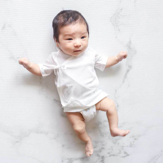 Made in Japan | AENAK newborn baby cotton pure white short underwear