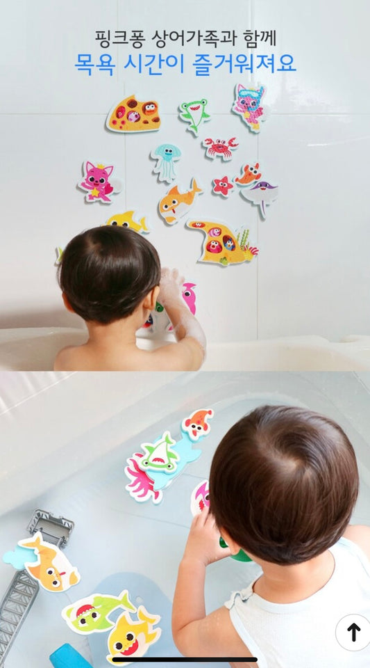 Direct delivery from Korea|BABY SHARK shower stickers