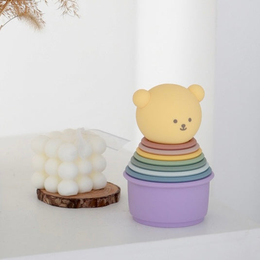 DOT TO DOT Bear Happy Game Stacking Cup
