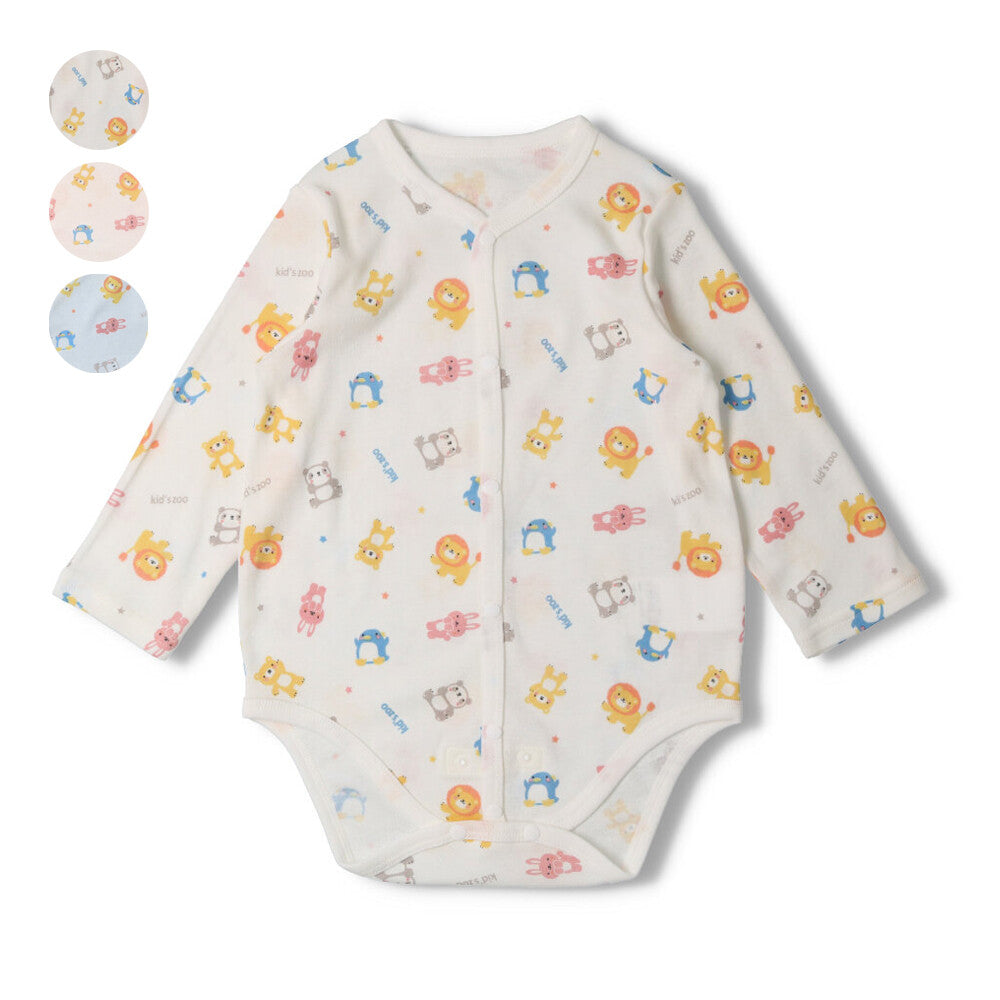 Made in Japan | Marudaka baby cute animal cotton long-sleeved underwear
