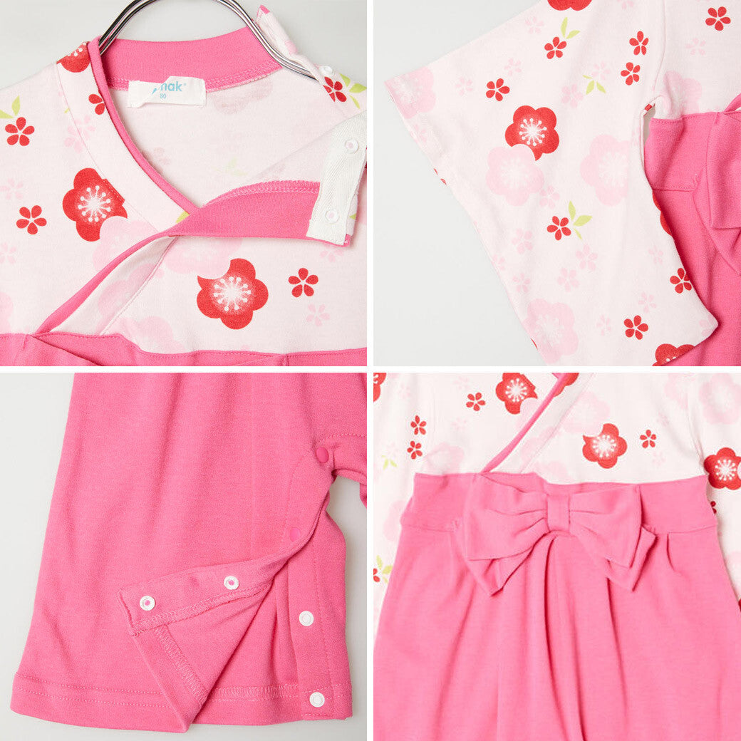 日本直送 | AENAK 梅花圖案和服連身褲