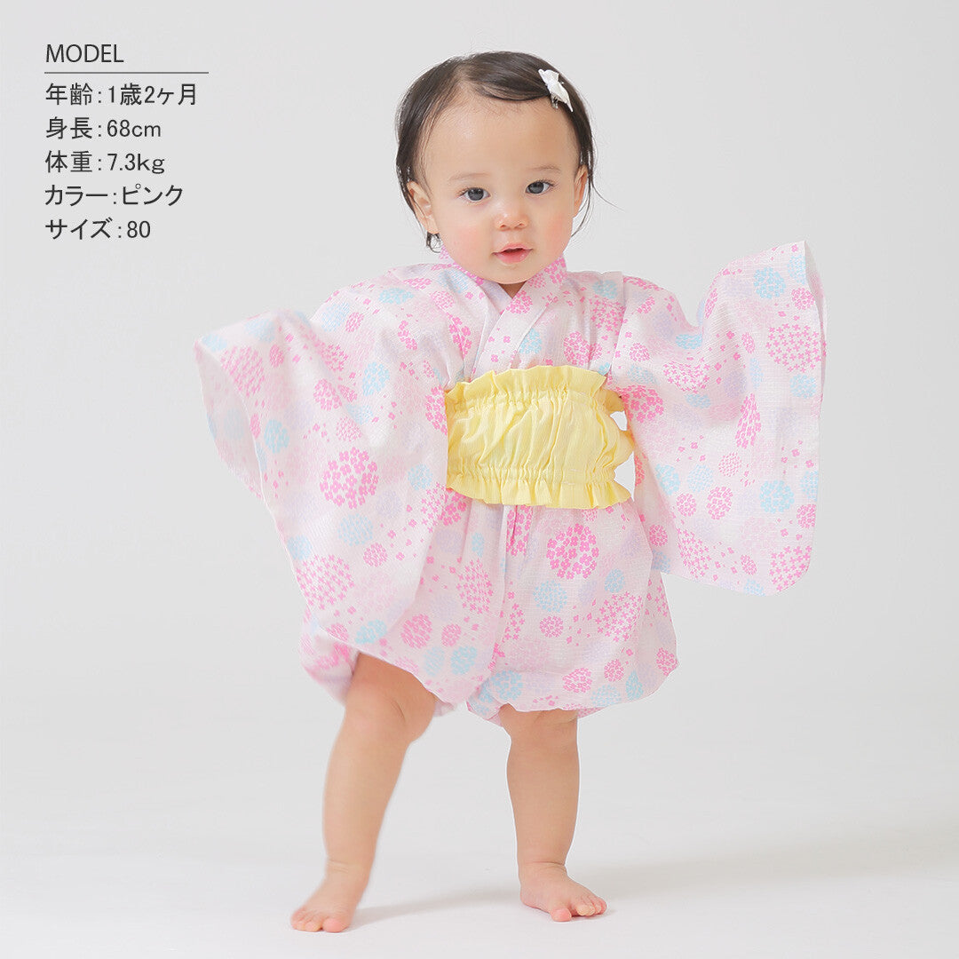 Direct from Japan | AENAK Hydrangea pattern yukata set