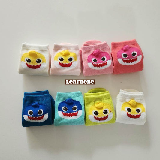 韓國製|BABY SHARK小童襪仔(1 SET 4對)