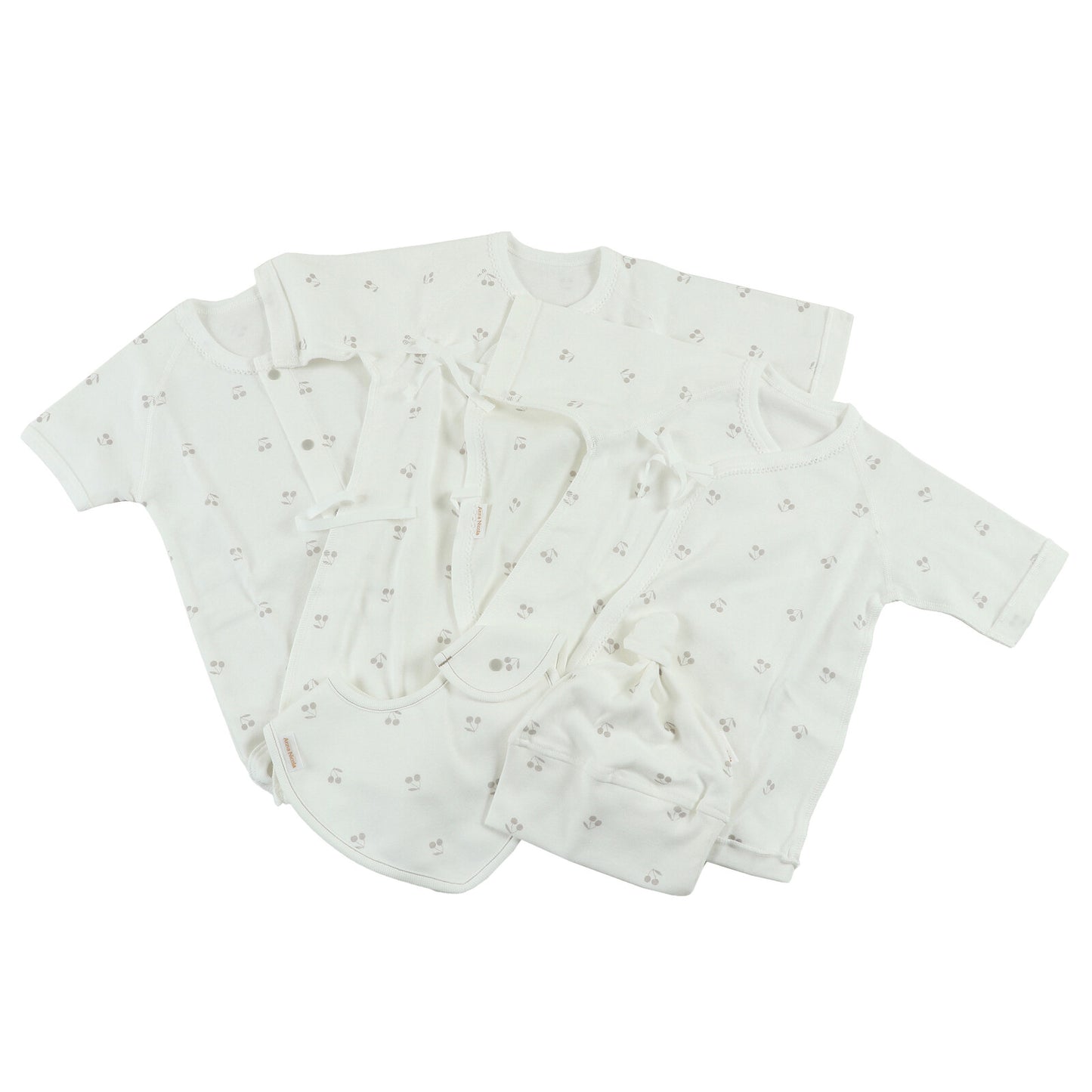 Made in Japan | 5-piece infant cherry cotton gift box set