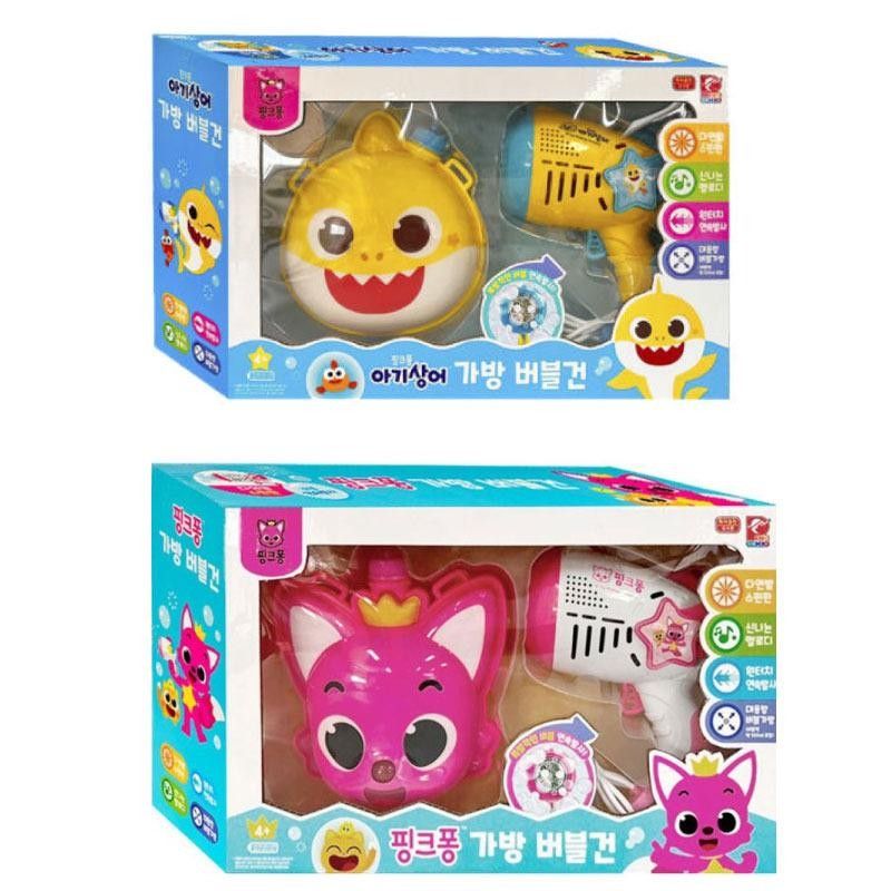 韓國直送|BABY SHARK x PINKFONG 背包式泡泡槍