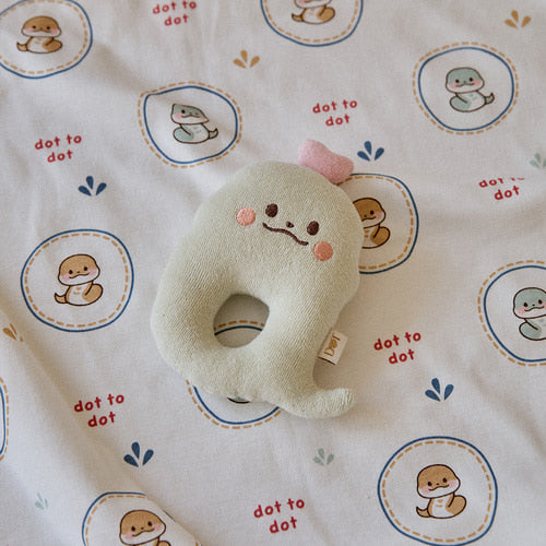 DOT TO DOT Newborn Birth Gift ~ Snake Baby Soothing Rattle