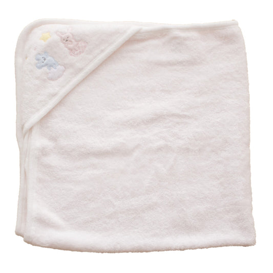 Made in Japan | Infant and toddler bunny embroidered cotton swaddle
