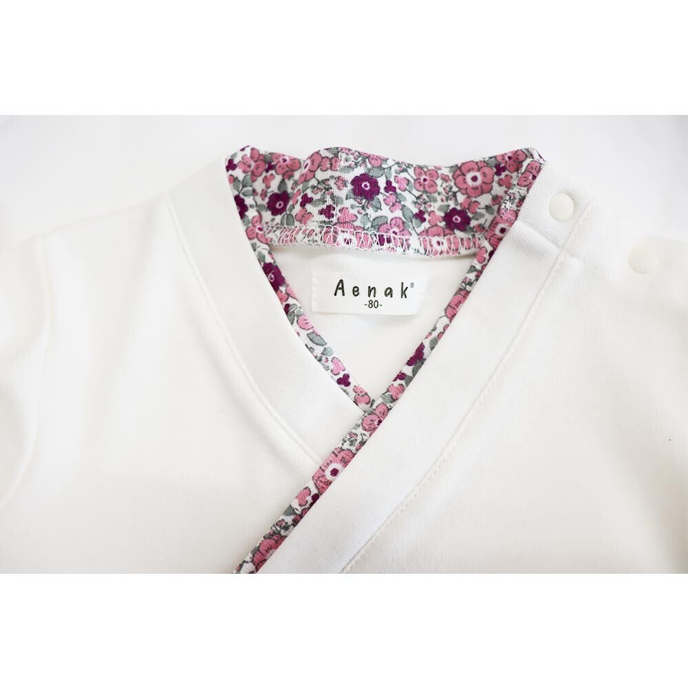 Direct from Japan | AENAK Purple floral kimono jumpsuit