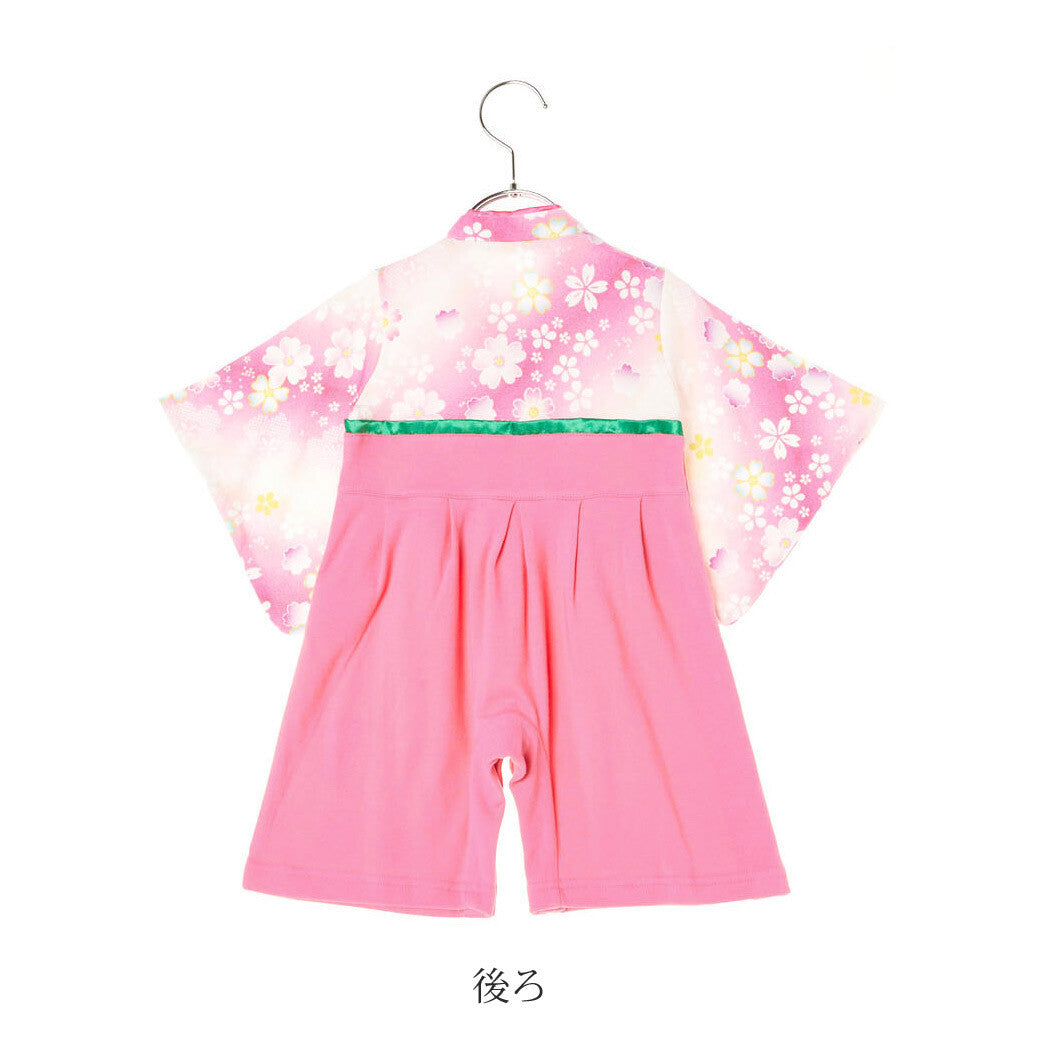 日本直送 | AENAK 水彩風梅花圖案和服連身褲