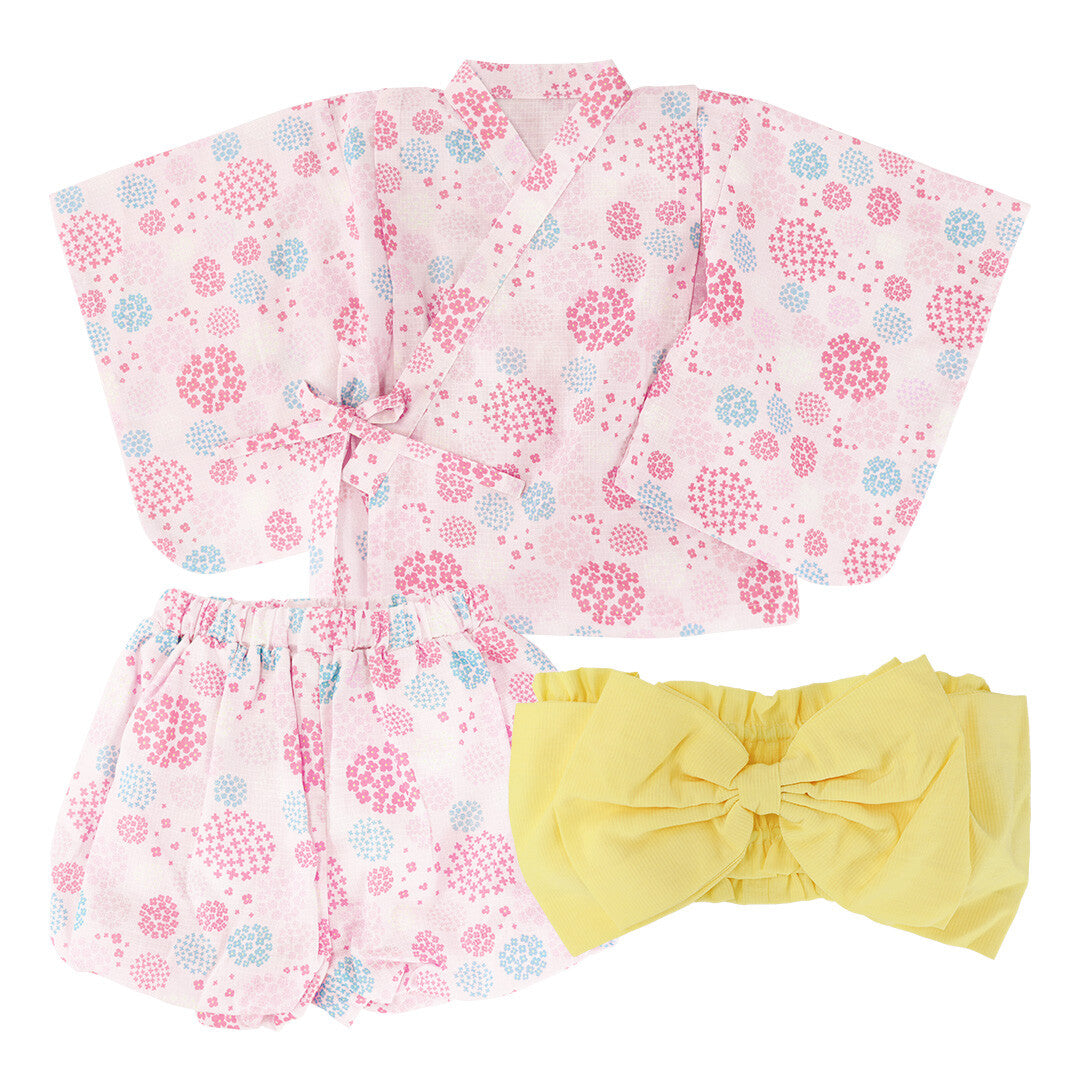 Direct from Japan | AENAK Hydrangea pattern yukata set