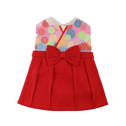 Direct from Japan | AENAK colorful chrysanthemum pattern kimono bib