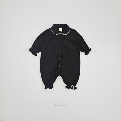 韓國製 | 小翻領荷葉邊連身包屁衣 | [KS22][149]