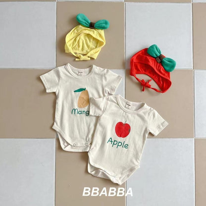 Made in Korea | Fruity bun with leaf strap hat | [KS26][048]