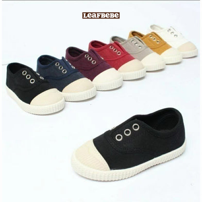 Made in Korea | Daily style solid color lazy canvas shoes | [KS13][028]