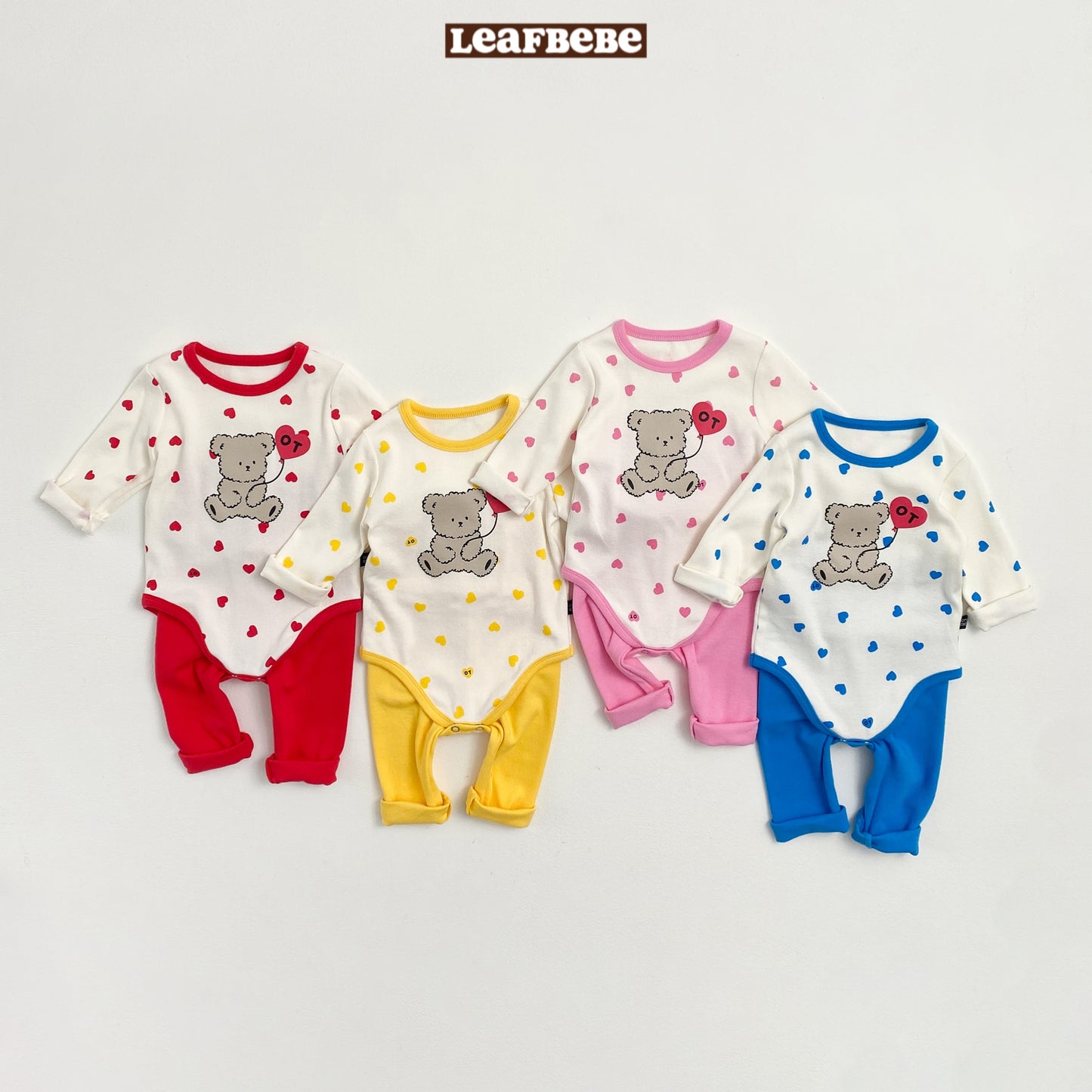 Made in Korea | Xinxin Balloon Bear Fart Jumpsuit | [KS02][001]