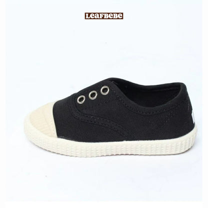 Made in Korea | Daily style solid color lazy canvas shoes | [KS13][028]