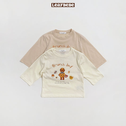 Made in Korea | Cookie Bear Long Sleeve TEE | [KS02][028]