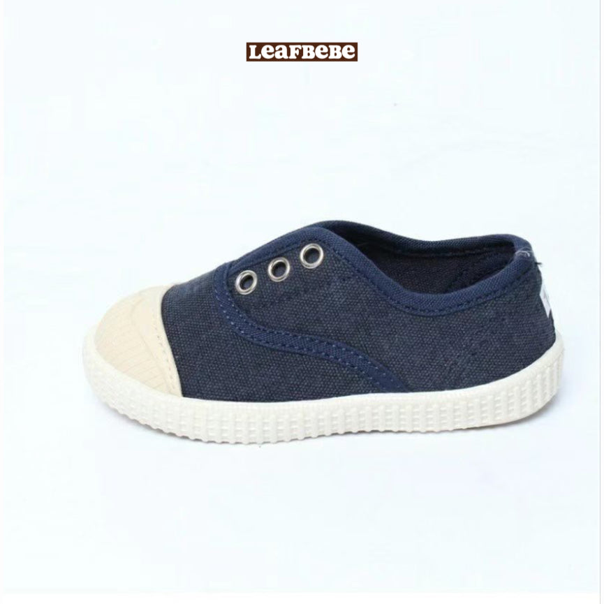 Made in Korea | Daily style solid color lazy canvas shoes | [KS13][028]