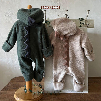 Made in Korea | Dinosaur furry jumpsuit | [KS20][038]