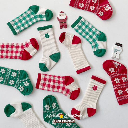 Made in Korea | Christmas stocking set (3 pairs) | [KS18][010]