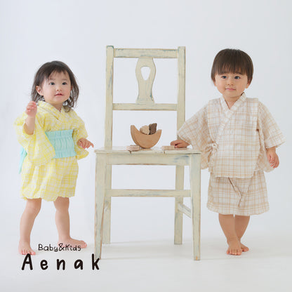 日本直送 | AENAK 格紋浴衣套裝