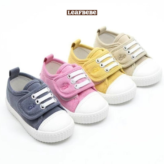 Made in Korea | Everyday style round toe large sticky canvas shoes | [KS13][029]