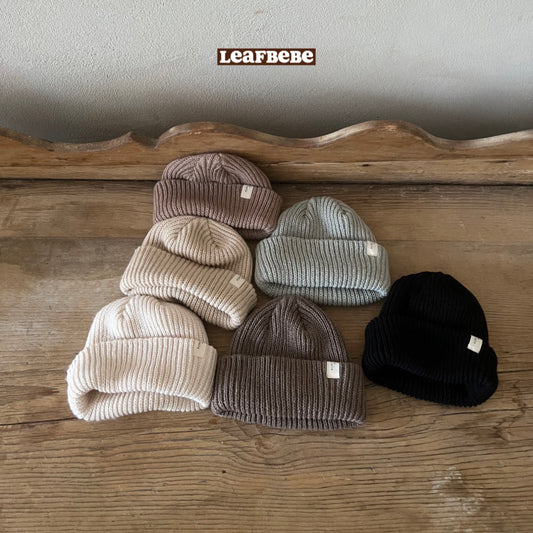 Made in Korea | Solid color straight knitted cold hat | [KS20][054]