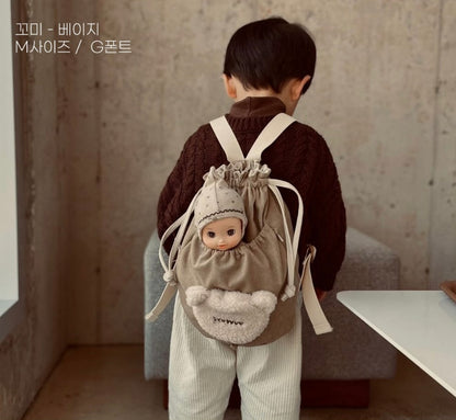 韓國製｜客制化刺繡刻字束口背包