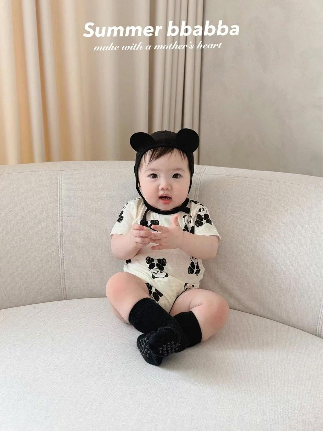 Made in Korea | Cute patterned buttocks with bear ears and hood | [KS26][047]