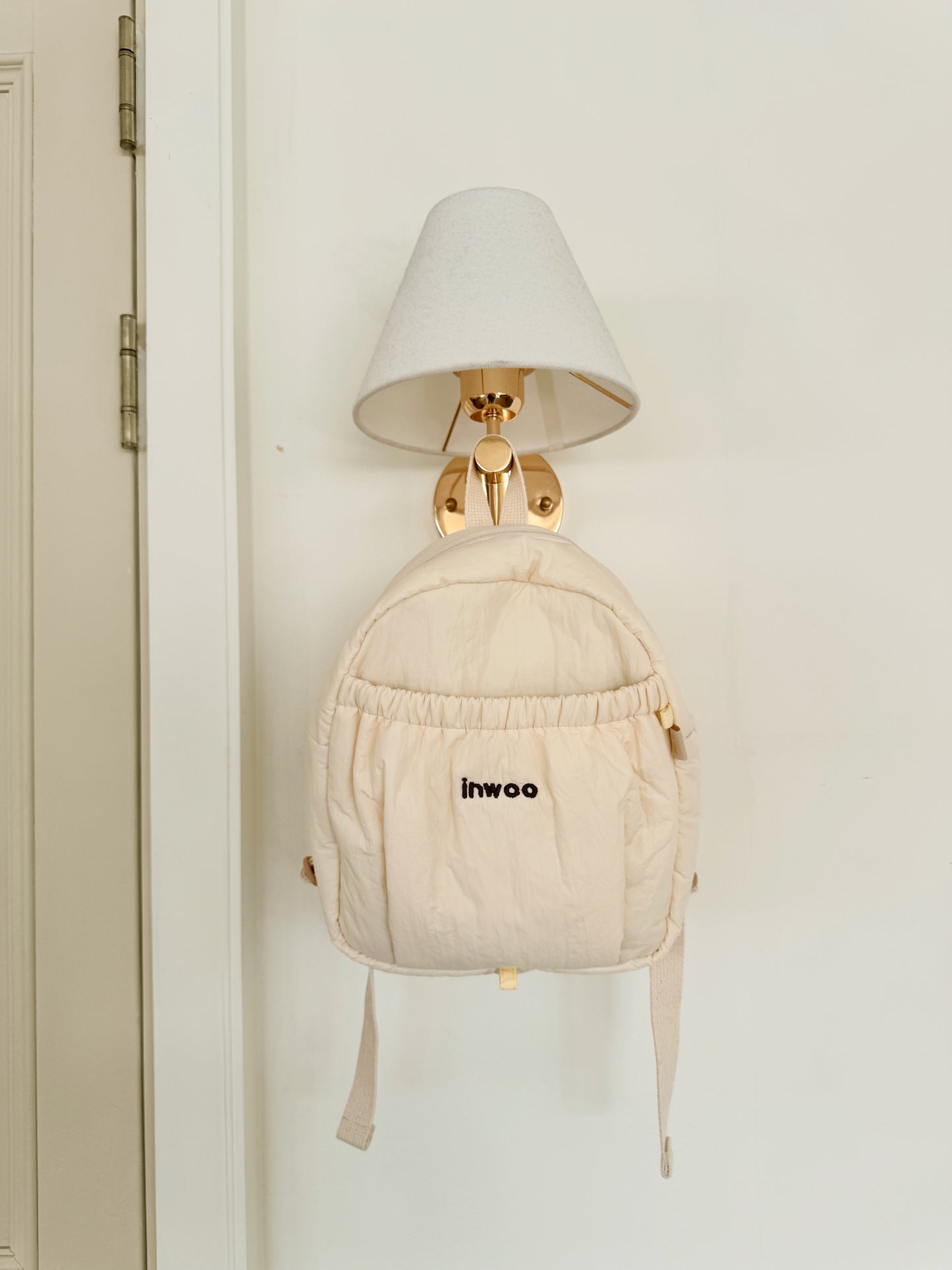 韓國製｜客制化刺繡刻字拉鍊背包