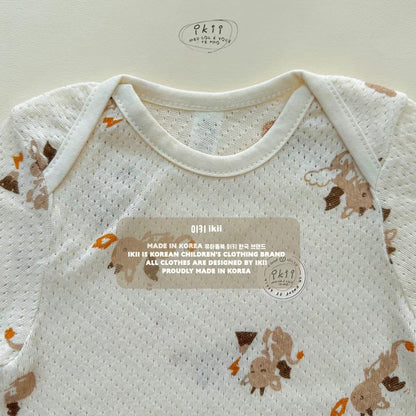 Made in Korea｜Organic cotton newborn baby animal pattern bag｜[KS04][004]