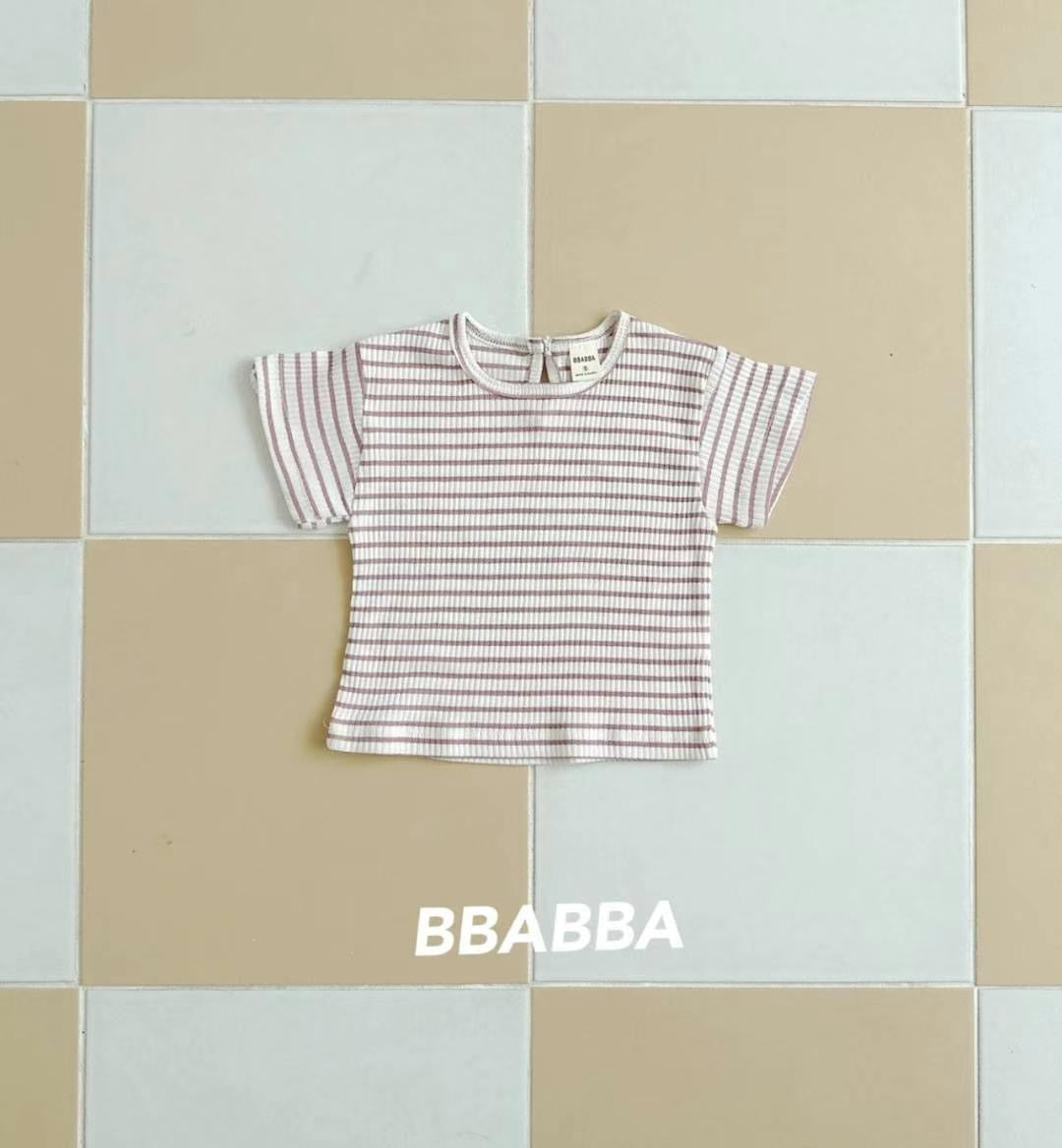 Made in Korea | Short-sleeved ribbed top | [KS26][072]