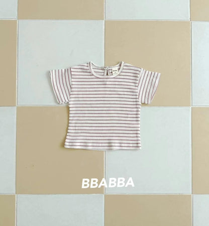Made in Korea | Short-sleeved ribbed top | [KS26][072]