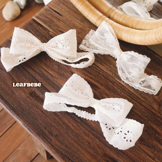 Made in Korea | Lace bow headband | [KS11][010]