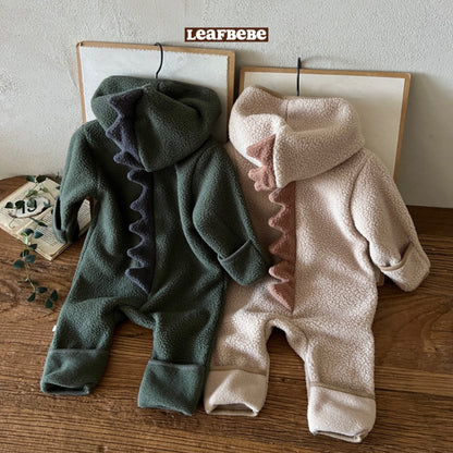 Made in Korea | Dinosaur furry jumpsuit | [KS20][038]