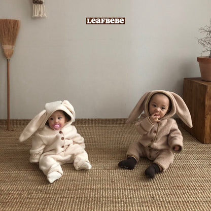 Made in Korea | Big ears and small fur-free jumpsuit | [KS20][036]