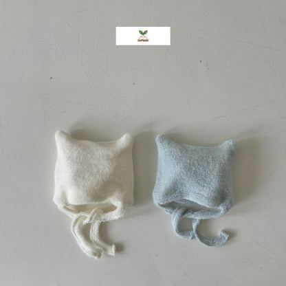 Made in Korea｜Knitted fake ear strap hat｜[KS21][008]