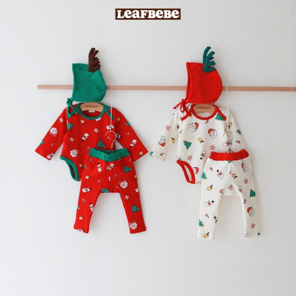 Made in Korea | Christmas PATTERN three-piece set | [KS01][087]