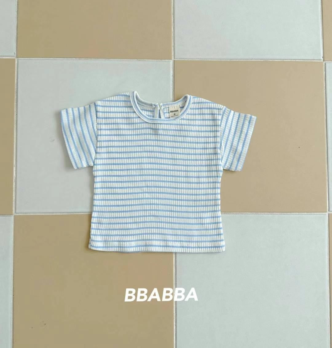 Made in Korea | Short-sleeved ribbed top | [KS26][072]