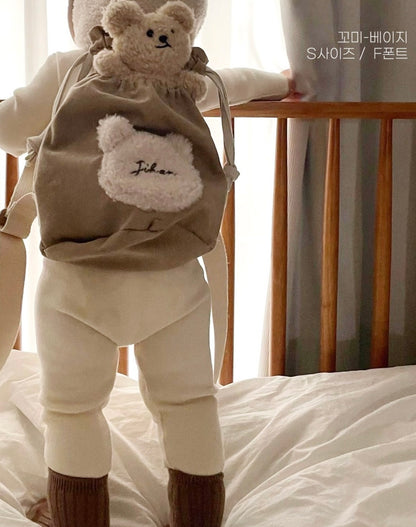 韓國製｜客制化刺繡刻字束口背包