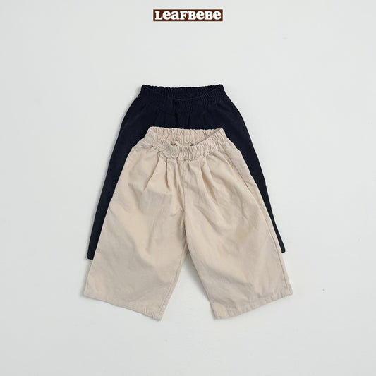 Made in Korea | Thin corduroy solid color trousers | [KS02][040]