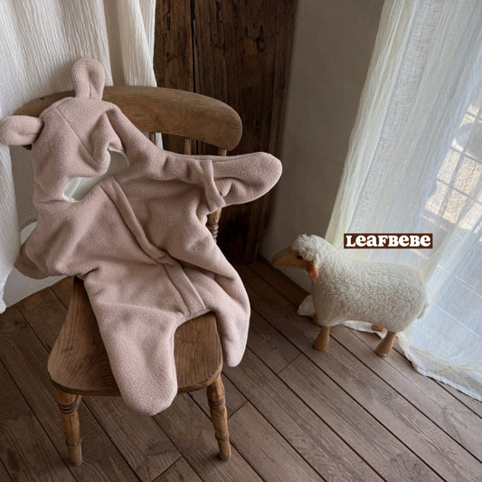 Made in Korea | Little Bear Furry Newborn Baby Sleeping Bag | [KS14][014]