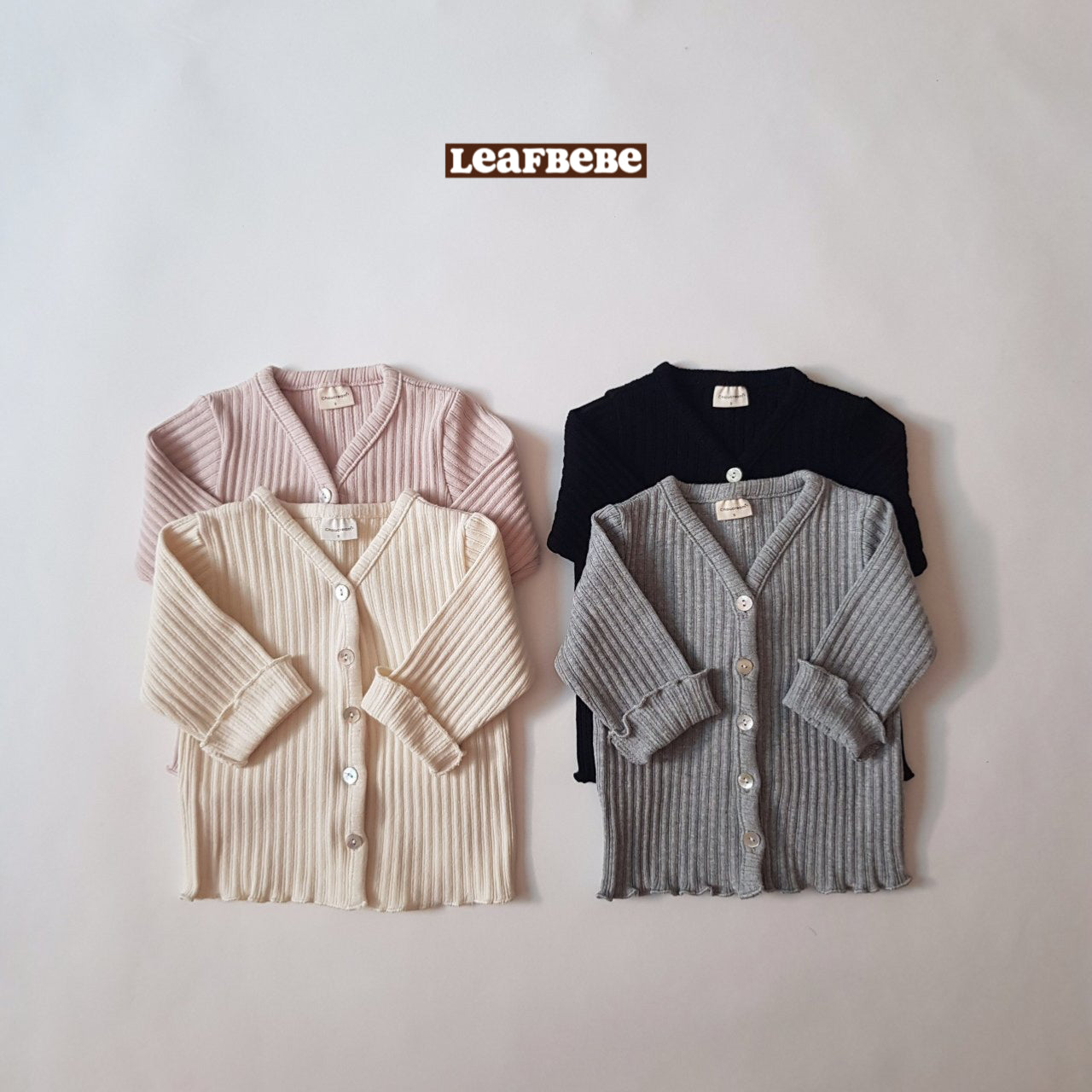 Made in Korea | Straight pattern solid color open chest jacket with fungus edge | [KS05][045]