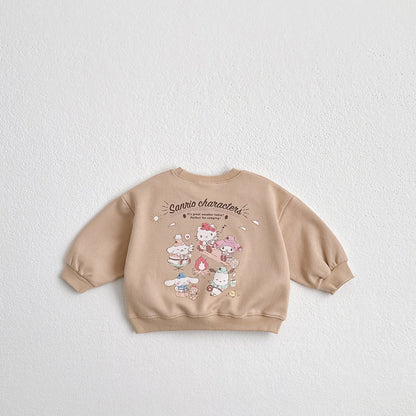 Made in Korea｜SANRIO Campfire Party Sweatshirt｜[KS10][005]